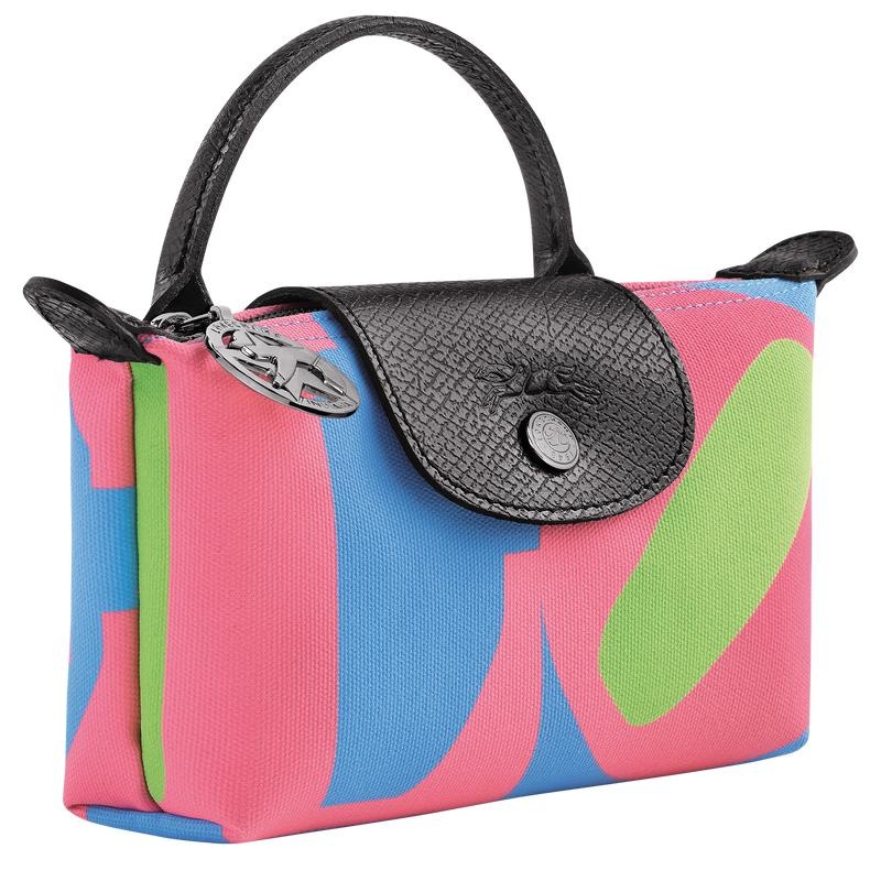 Bolso Pequeño Longchamp x Robert Indiana Mujer Rosas | ROKB-68520