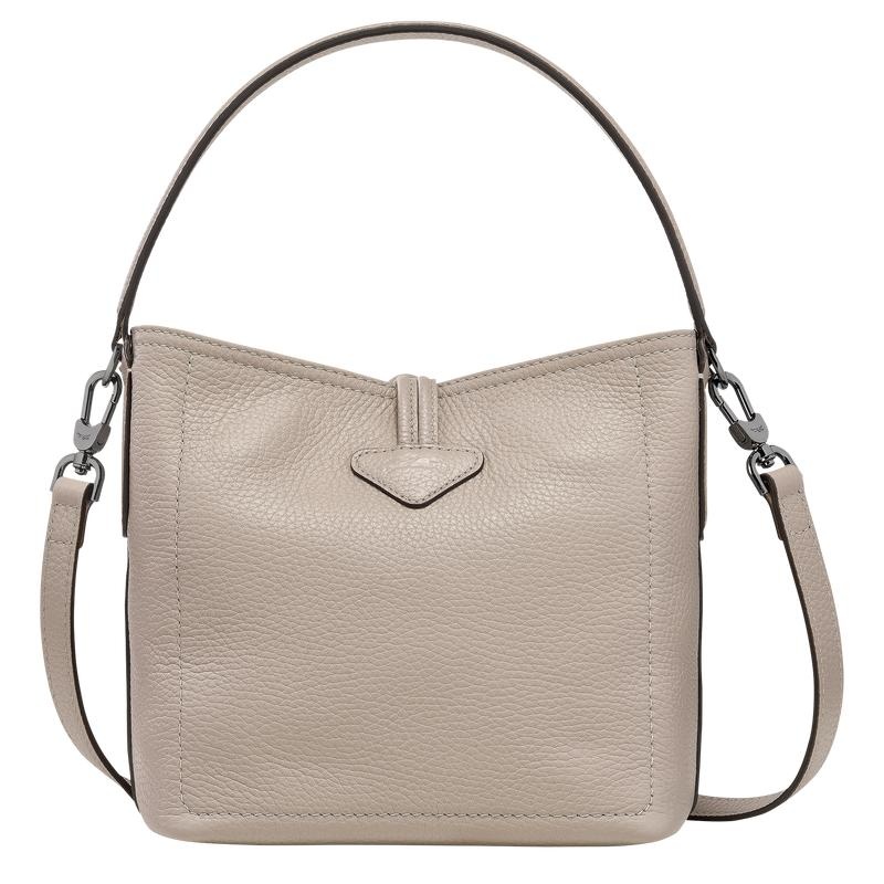 Bolso Saco Longchamp Roseau Essential XS Mujer Grises | NQCB-90183