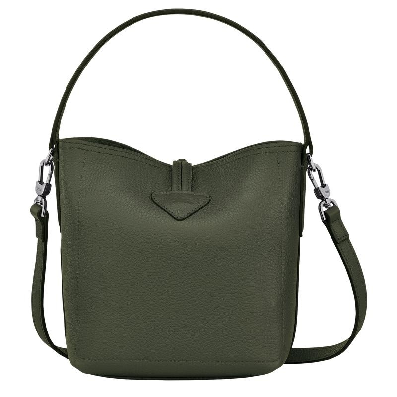 Bolso Saco Longchamp Roseau Essential XS Mujer Kaki | LYTA-05271