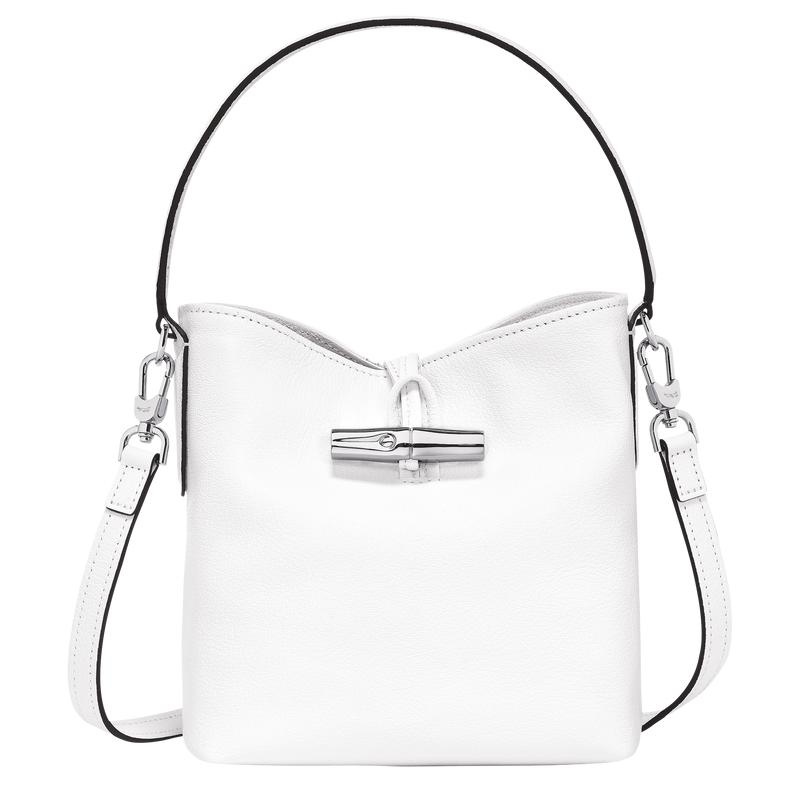 Bolso Saco Longchamp Roseau XS Mujer Blancos | ZUEH-14692