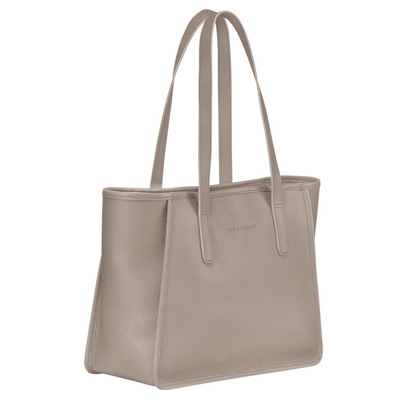 Bolso Tote Longchamp Le Foulonné L Mujer Grises | KITJ-92105