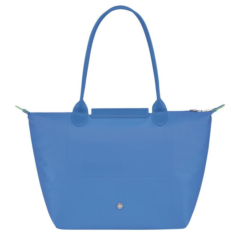 Bolso Tote Longchamp Le Pliage Green M Mujer Azules | NIYB-43589