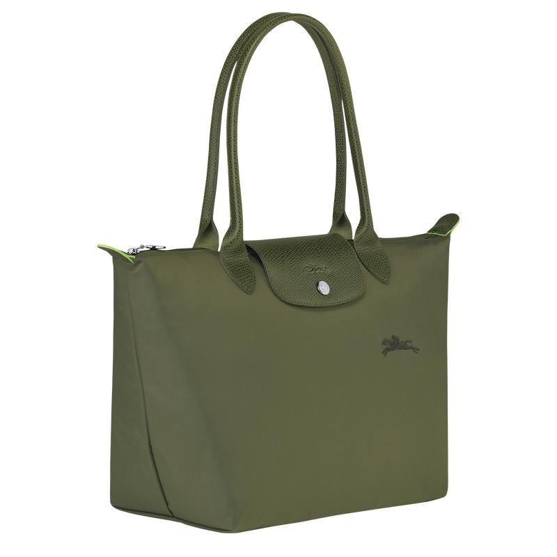 Bolso Tote Longchamp Le Pliage Green M Mujer Verdes | QEFG-30278