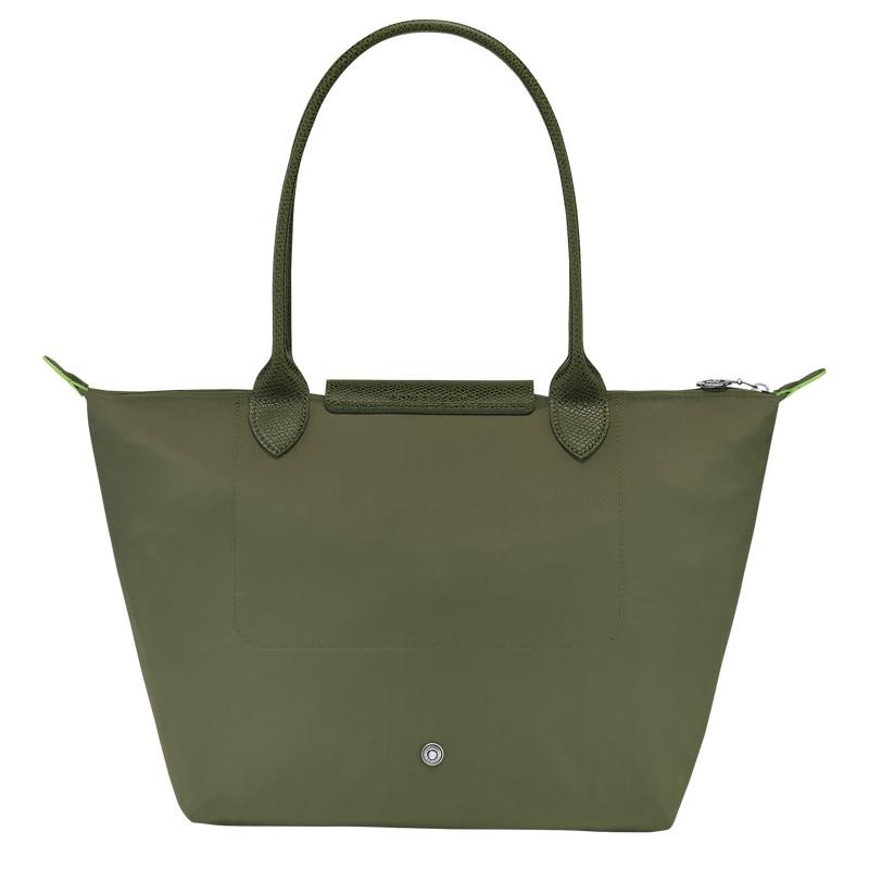 Bolso Tote Longchamp Le Pliage Green M Mujer Verdes | QEFG-30278