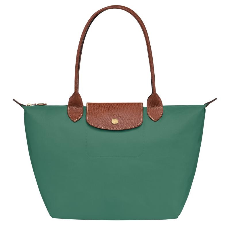 Bolso Tote Longchamp Le Pliage Original M Mujer Verdes | CWFO-54986