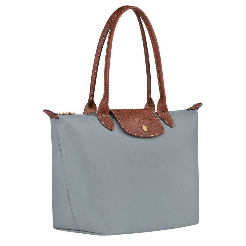 Bolso Tote Longchamp Le Pliage Original M Mujer Grises | QBNP-48127