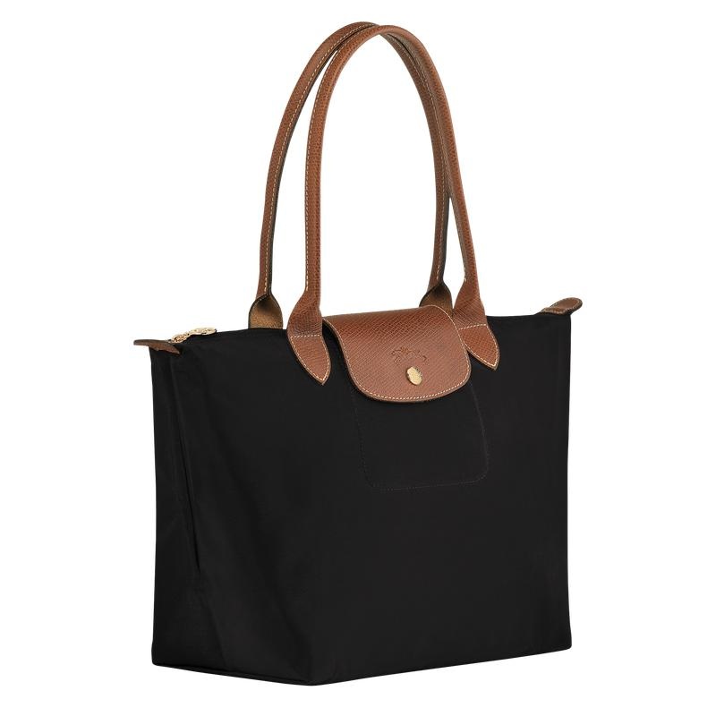 Bolso Tote Longchamp Le Pliage Original M Mujer Negros | STCY-52476