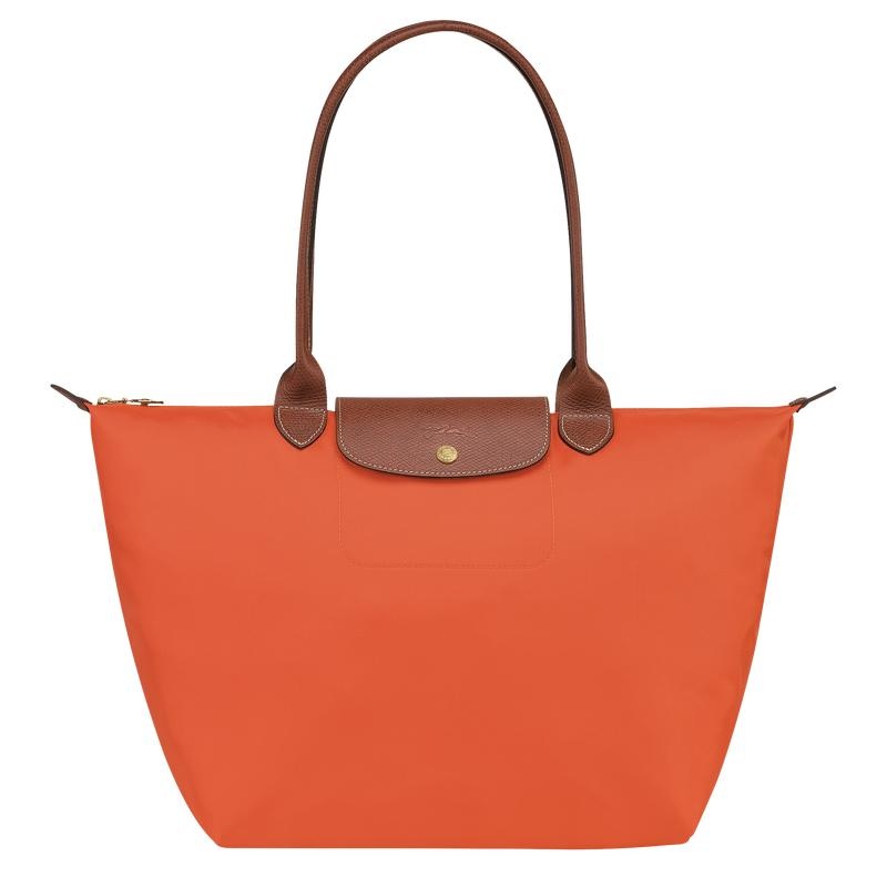 Bolso Tote Longchamp Le Pliage Original L Mujer Naranjas | RNUS-50316