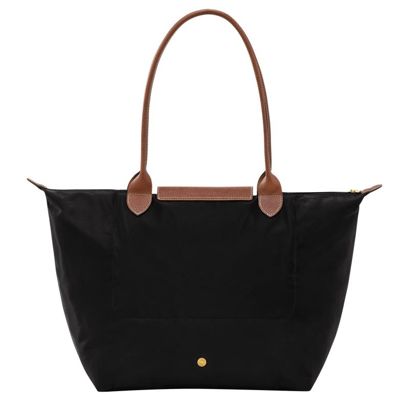 Bolso Tote Longchamp Le Pliage Original L Mujer Negros | ZNOR-92834