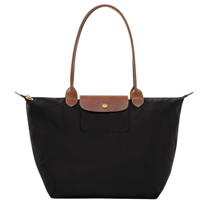 Bolso Tote Longchamp Le Pliage Original L Mujer Negros | ZNOR-92834