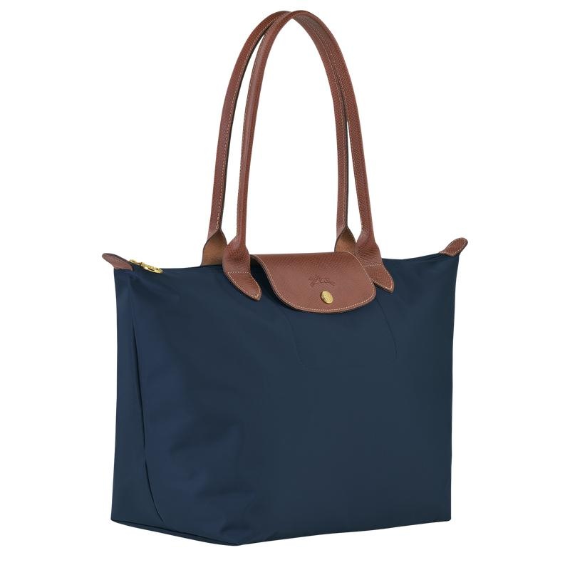 Bolso Tote Longchamp Le Pliage Original L Mujer Azul Marino | NTVI-74159