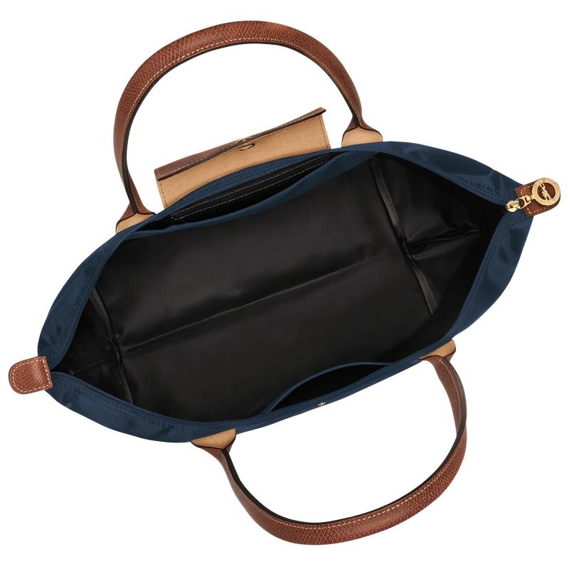 Bolso Tote Longchamp Le Pliage Original L Mujer Azul Marino | NTVI-74159