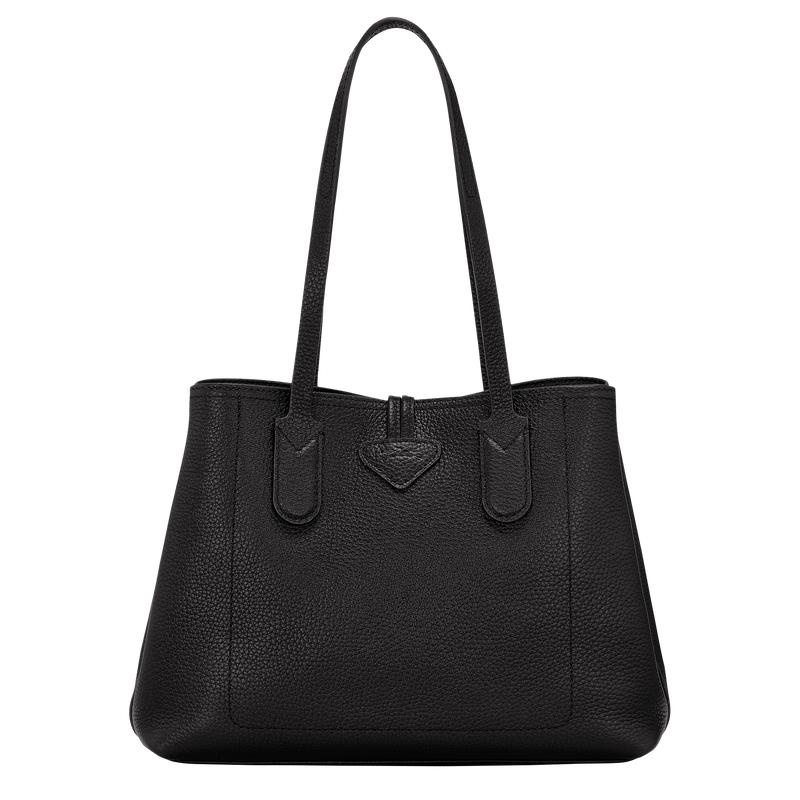 Bolso Tote Longchamp Roseau Essential M Mujer Negros | ZLIH-72154