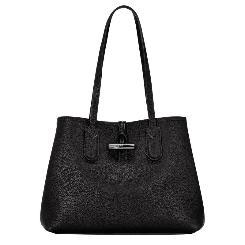 Bolso Tote Longchamp Roseau Essential M Mujer Negros | ZLIH-72154