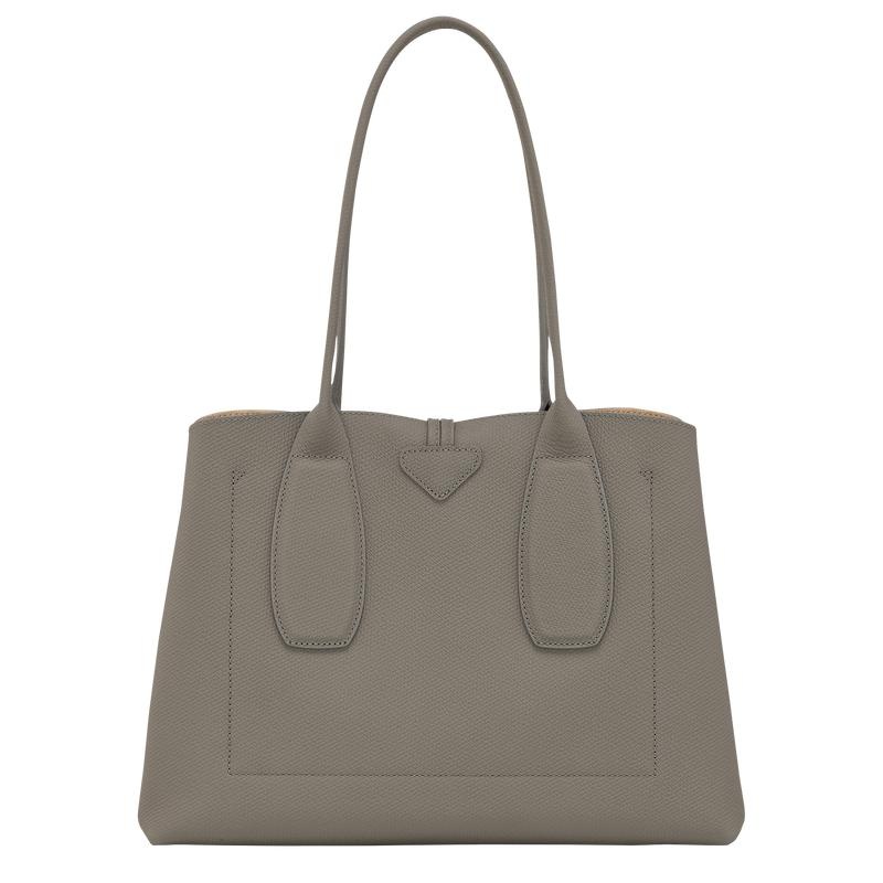 Bolso Tote Longchamp Roseau L Mujer Grises | QUKH-50147