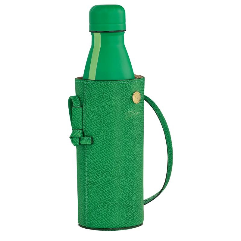 Bottle Holder Bag Longchamp Épure Bottle Mujer Verdes | ZDOW-23419