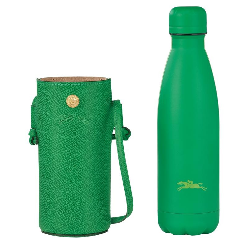 Bottle Holder Bag Longchamp Épure Bottle Mujer Verdes | ZDOW-23419