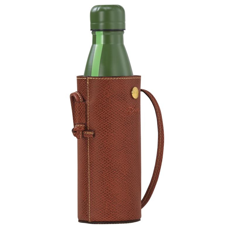 Bottle Holder Bag Longchamp Épure Bottle Hombre Marrom | EGTC-97035