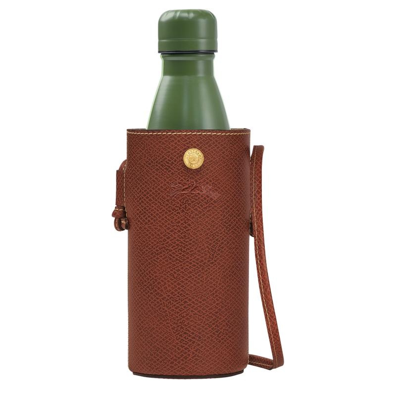 Bottle Holder Bag Longchamp Épure Bottle Hombre Marrom | KWFH-70432