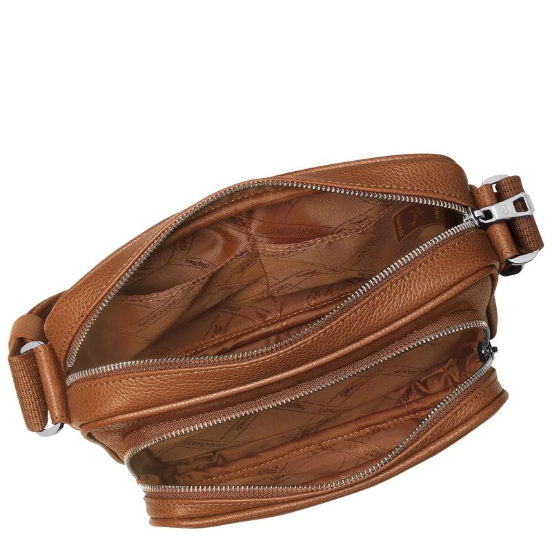 Camera Bag Longchamp Le Foulonné S Hombre Marrom | VTHC-61250