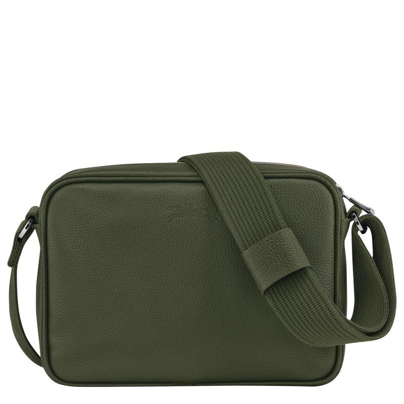 Camera Bag Longchamp Le Foulonné S Hombre Kaki | YQCR-75318