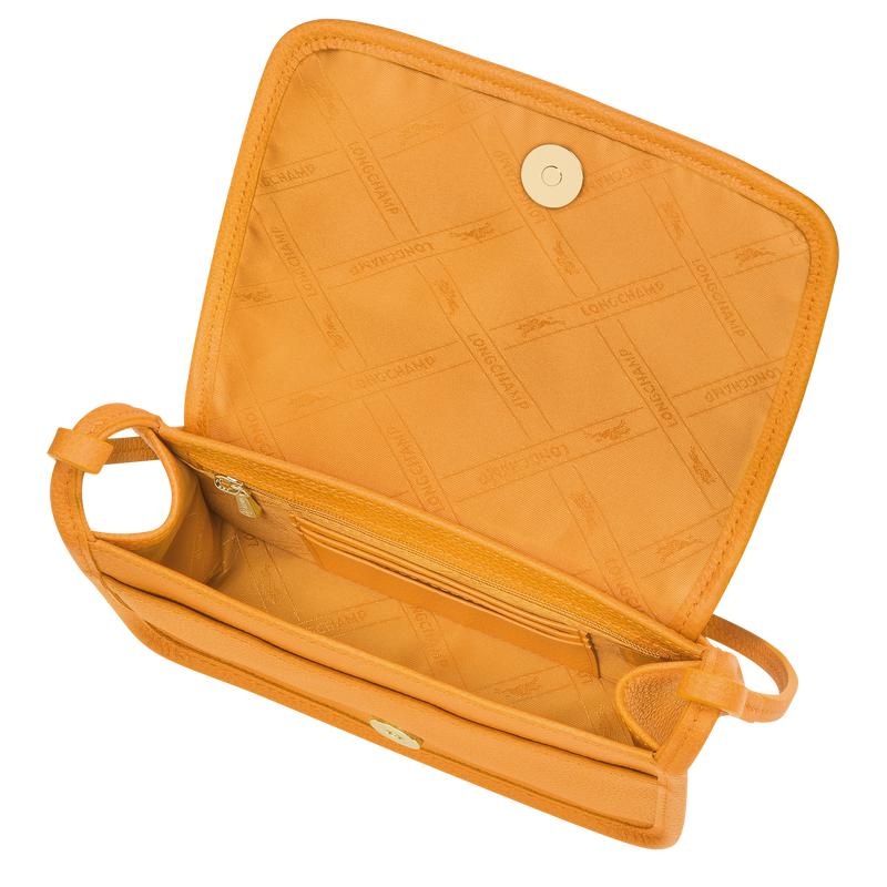 Clutch Longchamp Le Foulonné XS Mujer Albaricoque Naranjas | NSKE-25037