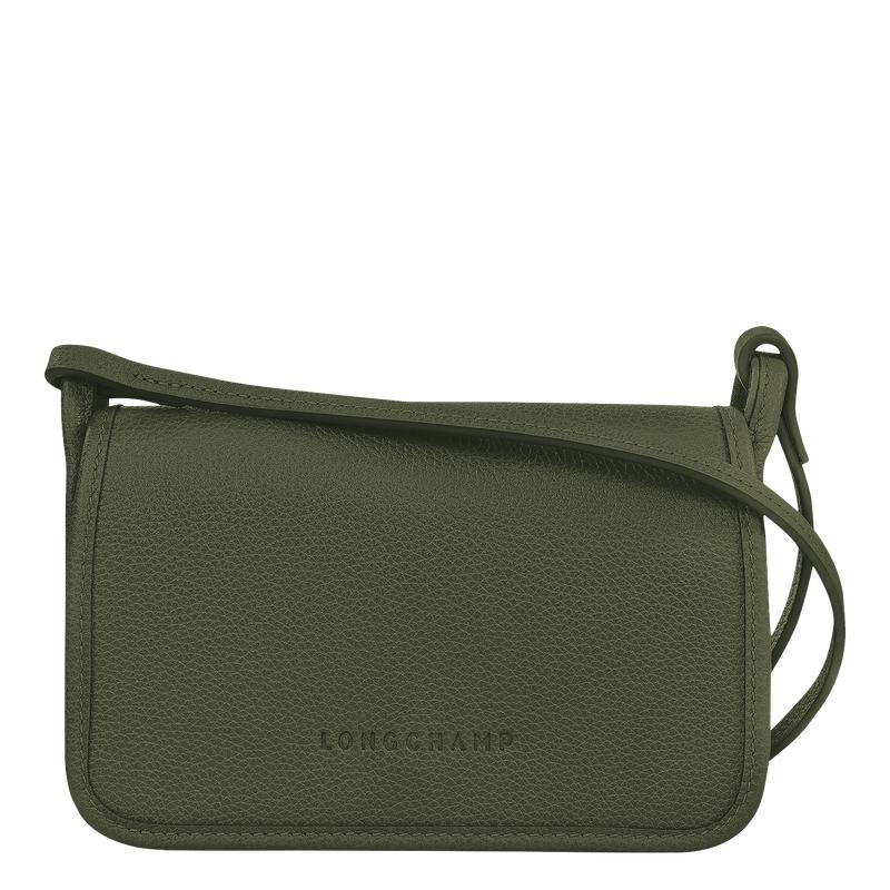 Clutch Longchamp Le Foulonné XS Mujer Kaki | MQHY-17945