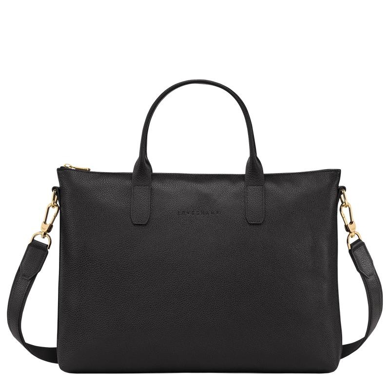 Maletín Longchamp Le Foulonné S Hombre Negros | PRYD-72436