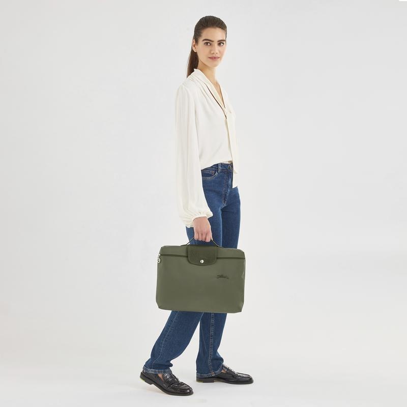 Maletín Longchamp Le Pliage Green S Hombre Verdes | TZWB-53219