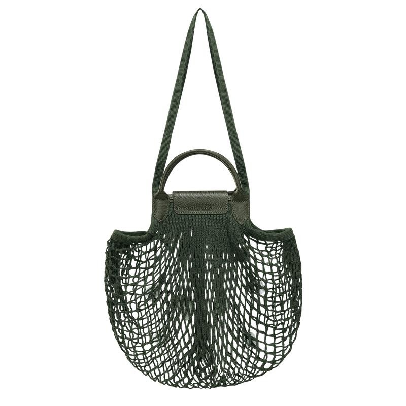 Mesh Bag Longchamp Le Pliage Filet L Mujer Kaki | BLTP-08243