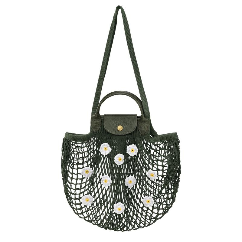 Mesh Bag Longchamp Le Pliage Filet L Mujer Kaki | BLTP-08243