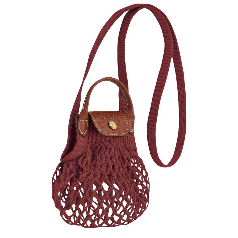 Mesh Bag Longchamp Le Pliage Filet XS Mujer Marrom | VUHN-75864