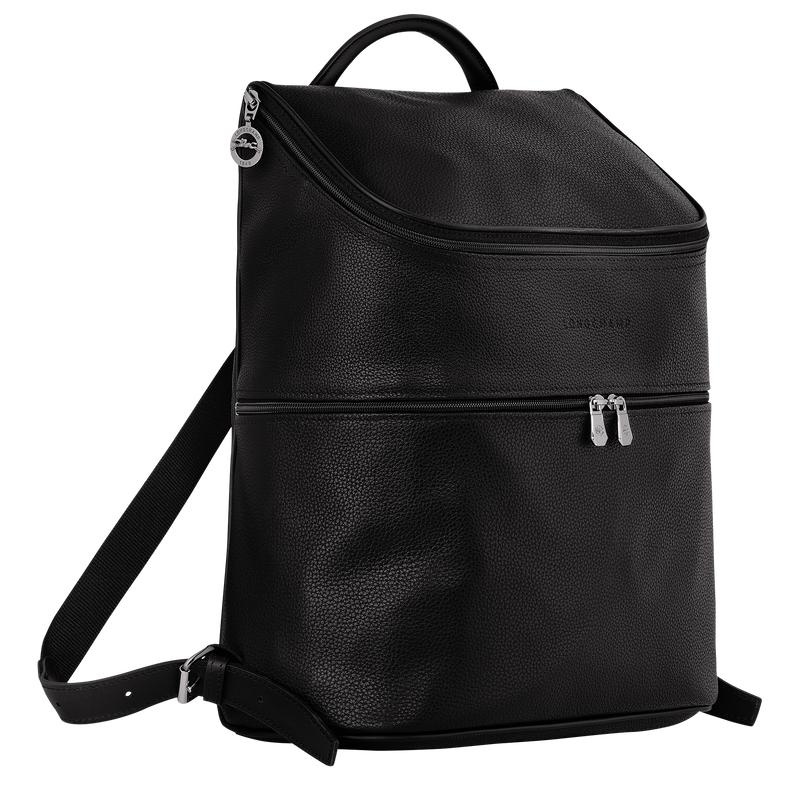 Mochilas Longchamp Le Foulonné Hombre Negros | CZXH-65970