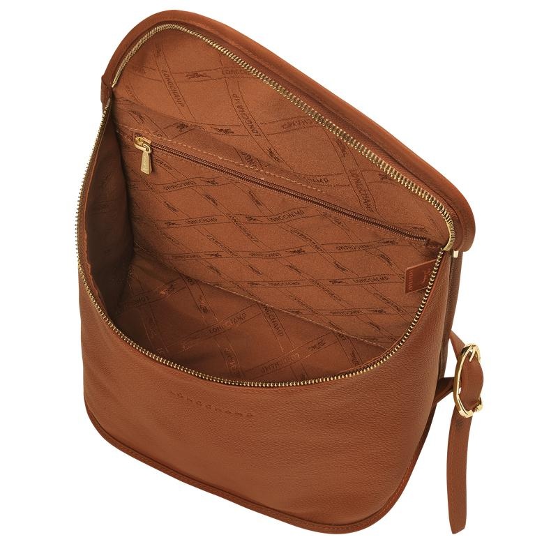 Mochilas Longchamp Le Foulonné Mujer Marrom | HPIO-95247