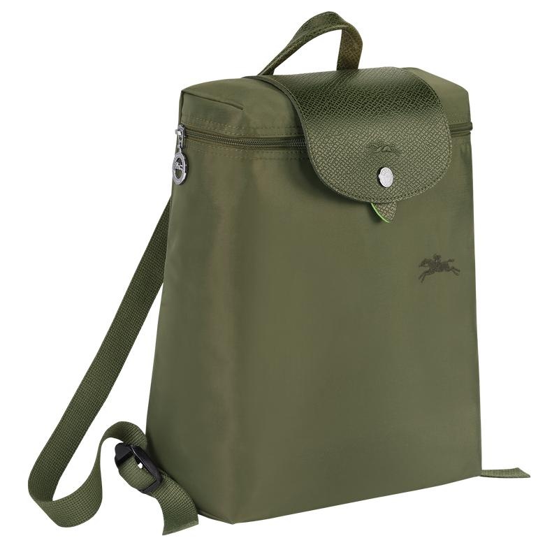 Mochilas Longchamp Le Pliage Green M Hombre Verdes | EDVK-86935