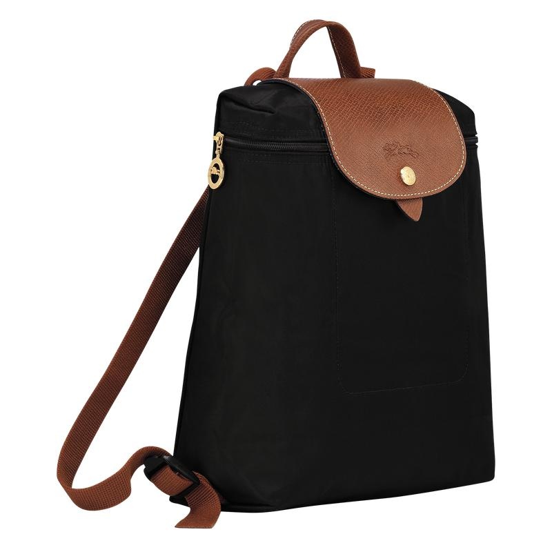 Mochilas Longchamp Le Pliage Original M Mujer Negros | XEJF-48051