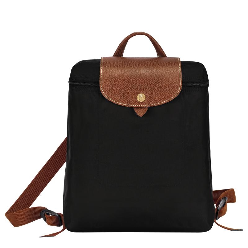 Mochilas Longchamp Le Pliage Original M Mujer Negros | XEJF-48051