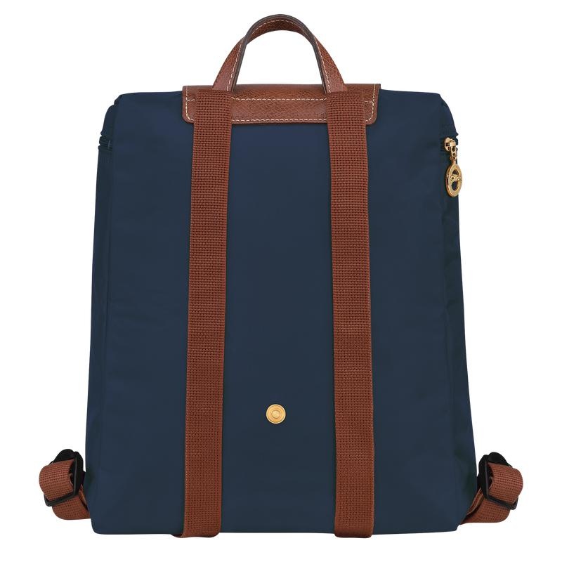 Mochilas Longchamp Le Pliage Original M Hombre Azul Marino | XSVJ-37265