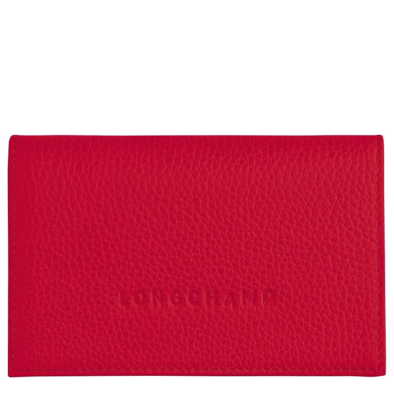 Tarjeteros Longchamp Le Foulonné Hombre Rojos | ASTJ-30178