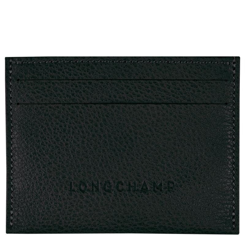 Tarjeteros Longchamp Le Foulonné Mujer Negros | GQNF-48267