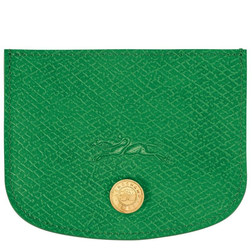 Tarjeteros Longchamp Épure Hombre Verdes | WLEF-58492