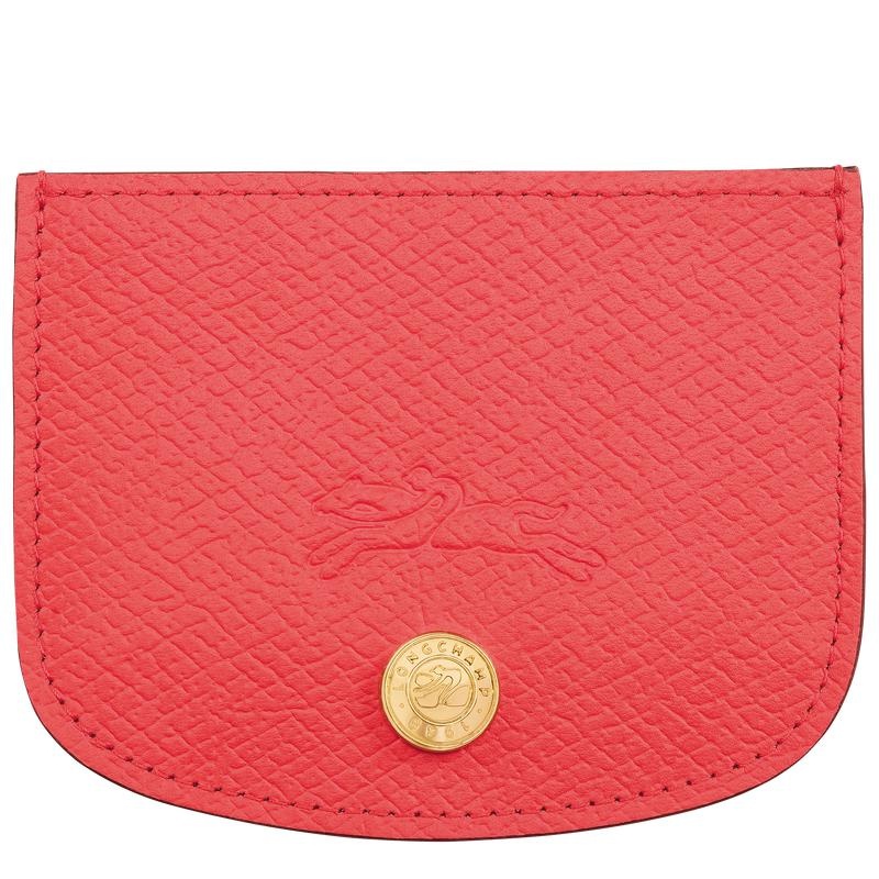 Tarjeteros Longchamp Épure Mujer Rojos | FWHM-71930